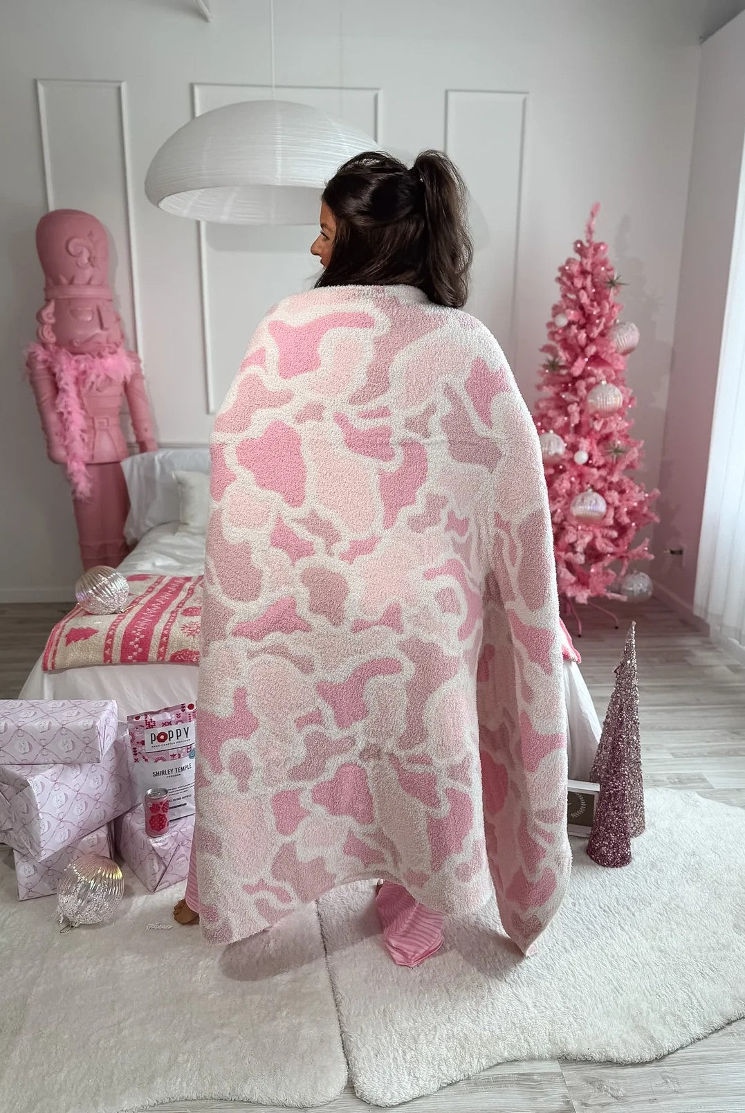 Sugar Bloom Duck Camo Plush Throw Blanket-Home/Gift-Dear Me Southern Boutique, located in DeRidder, Louisiana
