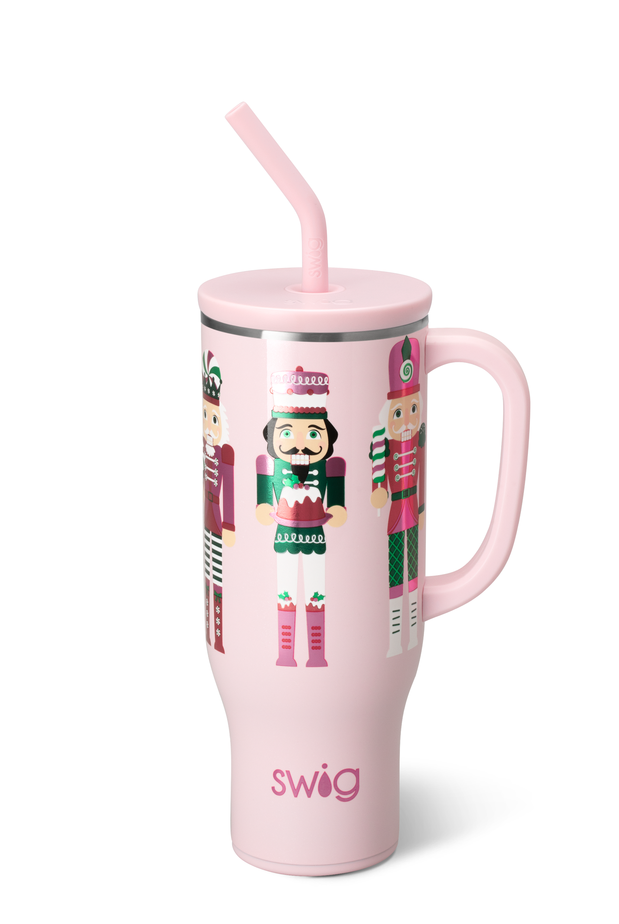 Sugar Plum Soldiers Mega Mug 30oz-Travel Mugs-Dear Me Southern Boutique, located in DeRidder, Louisiana