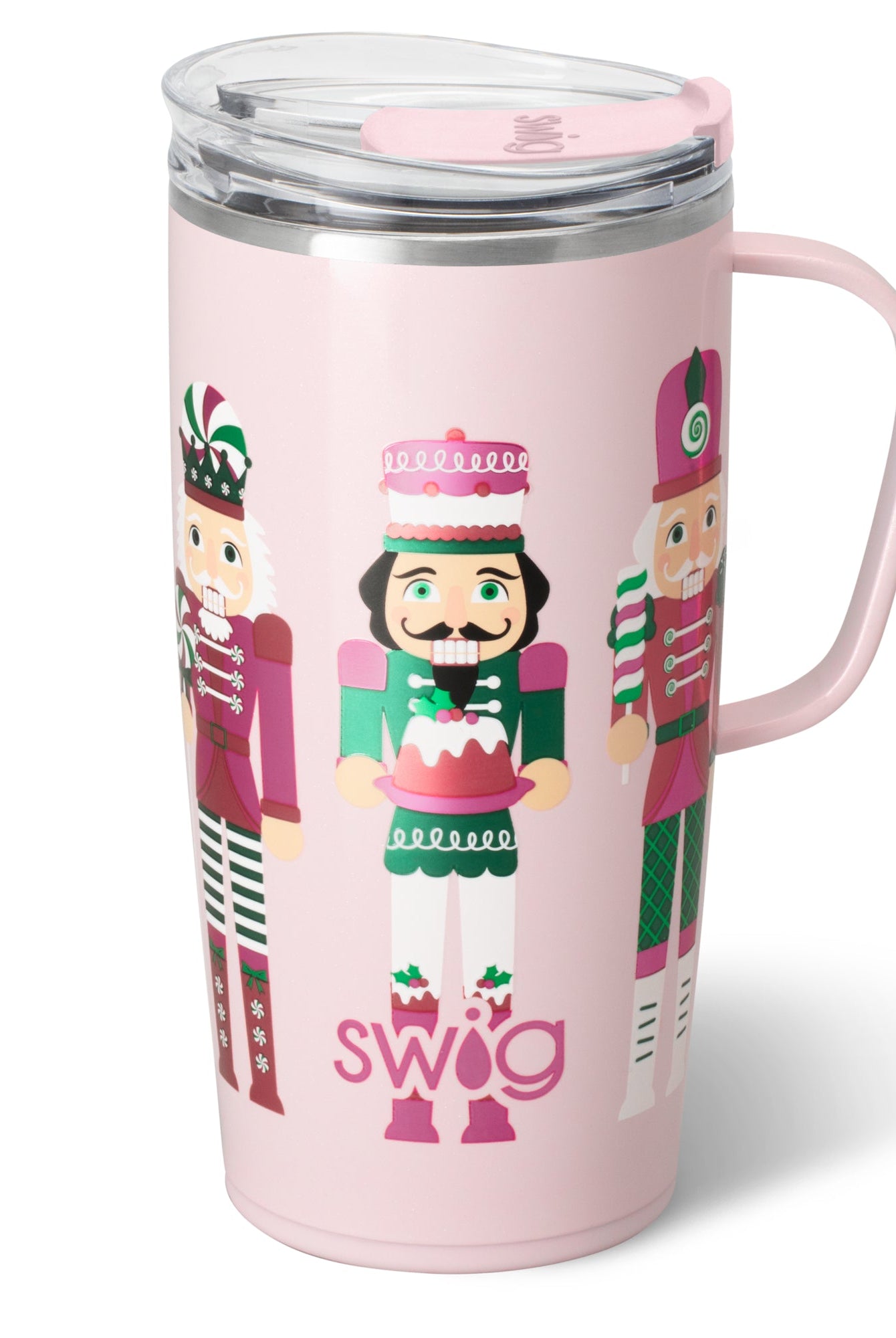 Sugar Plum Soldiers Travel Mug 22oz-Travel Mugs-Dear Me Southern Boutique, located in DeRidder, Louisiana