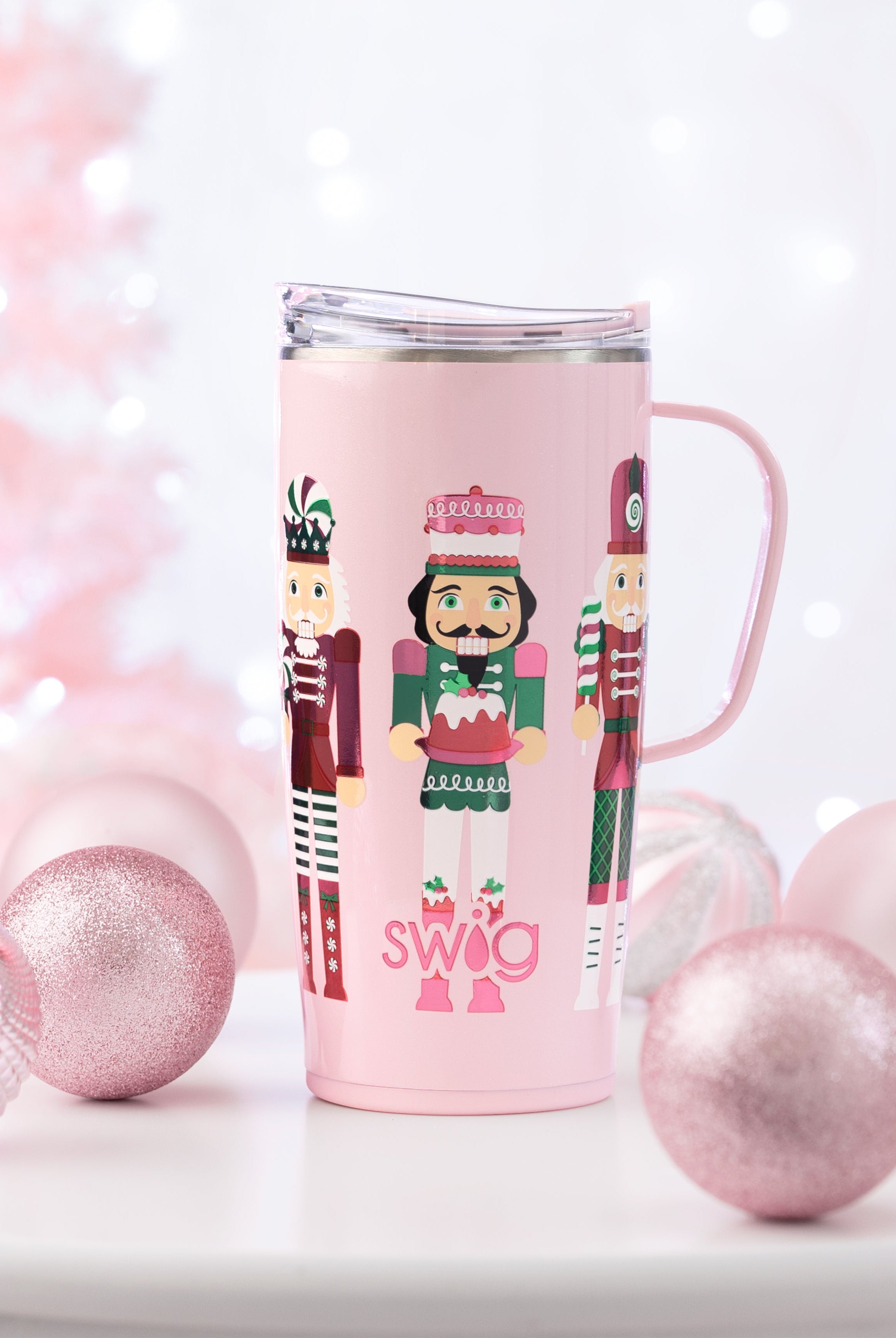 Sugar Plum Soldiers Travel Mug 22oz-Travel Mugs-Dear Me Southern Boutique, located in DeRidder, Louisiana
