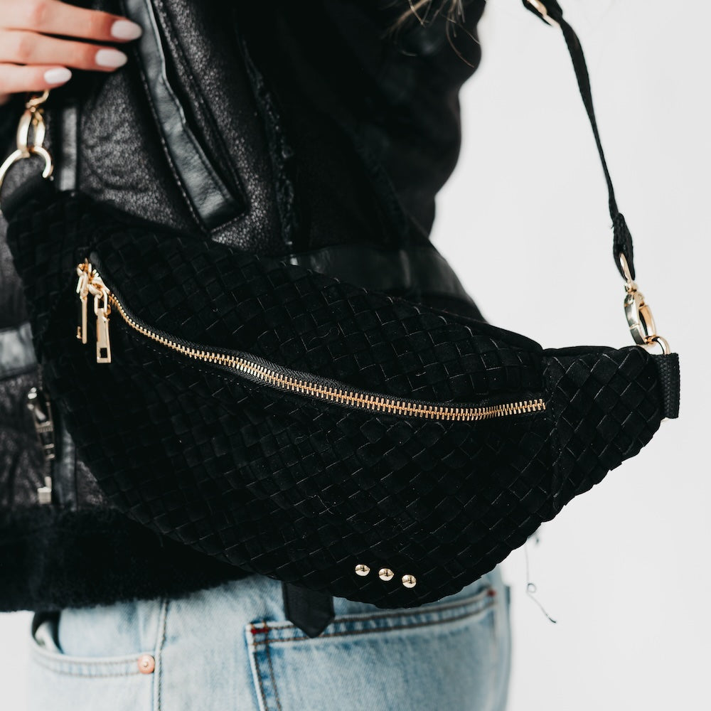Susie Suede Bum Bag-Presales-Dear Me Southern Boutique, located in DeRidder, Louisiana