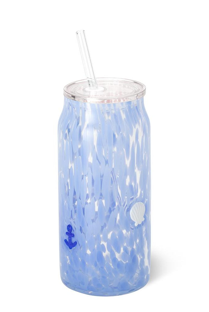 Swig Shoreline Charm Glass 23oz-Tumblers-Dear Me Southern Boutique, located in DeRidder, Louisiana