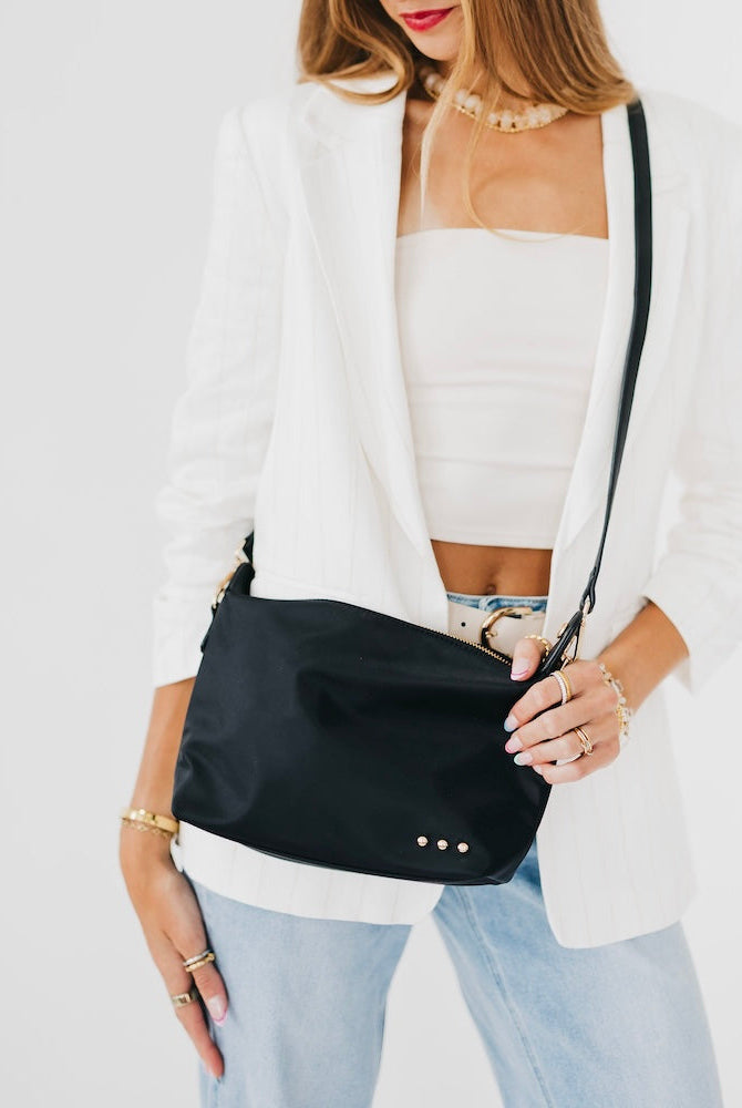 Taylor Nylon Slouchy Crossbody Bag-Presales-Dear Me Southern Boutique, located in DeRidder, Louisiana