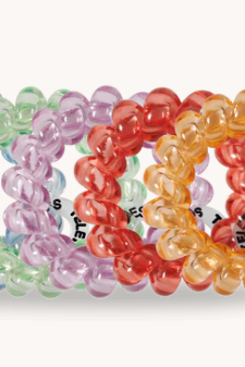 Technicolor Tiny Teleties-Tiny Hair Ties-Dear Me Southern Boutique, located in DeRidder, Louisiana