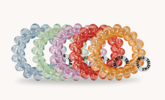 Technicolor Tiny Teleties-Tiny Hair Ties-Dear Me Southern Boutique, located in DeRidder, Louisiana