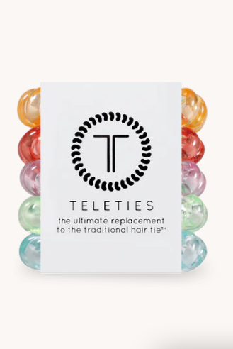 Technicolor Tiny Teleties-Tiny Hair Ties-Dear Me Southern Boutique, located in DeRidder, Louisiana