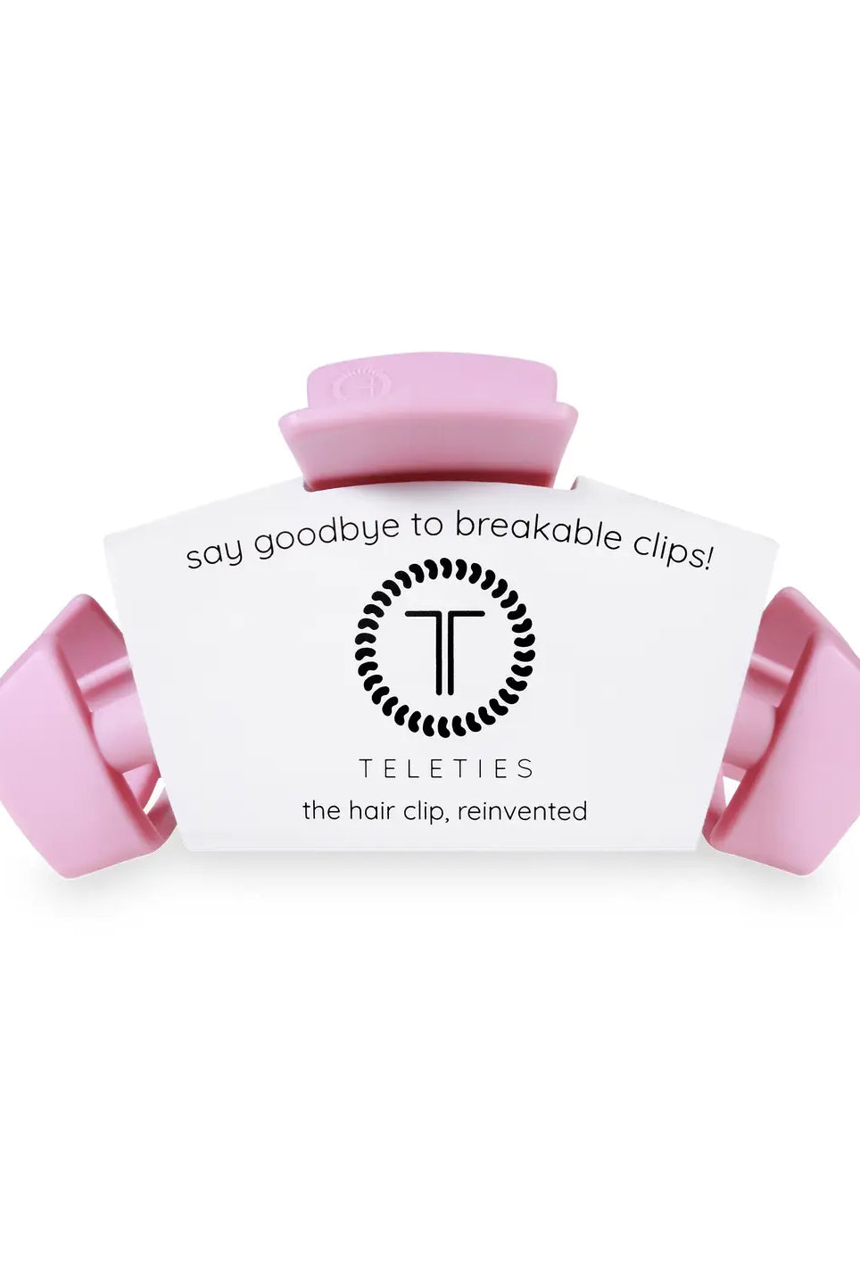 Teleties Classic Hair Clip - Merry Pinkmas-Hair Clips-Dear Me Southern Boutique, located in DeRidder, Louisiana