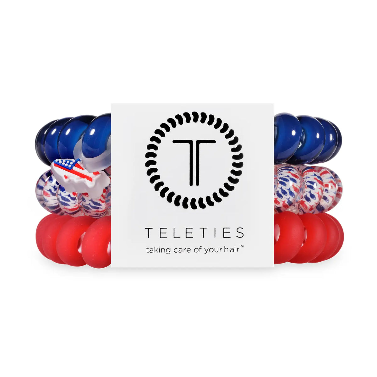 Teleties Coils Sea to Shining Sea- Large-Hair accessories-Dear Me Southern Boutique, located in DeRidder, Louisiana
