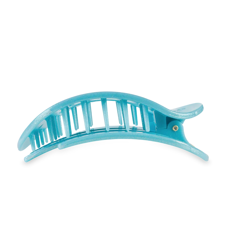 Teleties Flat Clip- Blue Seas-Hair Clips-Dear Me Southern Boutique, located in DeRidder, Louisiana