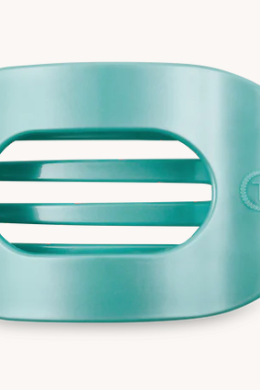 Teleties Flat Clip- Totally Turquoise-Hair Clips-Dear Me Southern Boutique, located in DeRidder, Louisiana