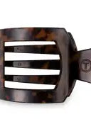 Teleties Flat Open Square Clip - Tortoise-Hair Clips-Dear Me Southern Boutique, located in DeRidder, Louisiana