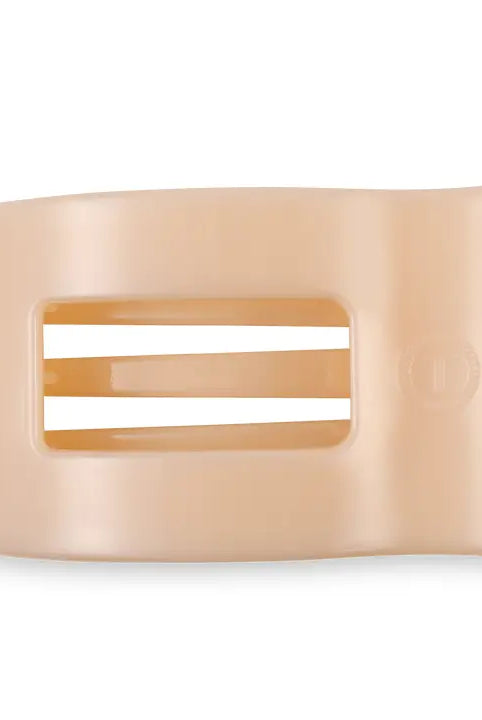 Teleties Flat Rectangle Clip - Almond Beige-Hair Clips-Dear Me Southern Boutique, located in DeRidder, Louisiana