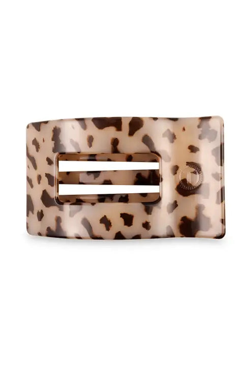 Teleties Flat Rectangle Clip -Blonde Tortoise-Hair Clips-Dear Me Southern Boutique, located in DeRidder, Louisiana