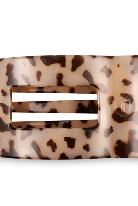 Teleties Flat Rectangle Clip -Blonde Tortoise-Hair Clips-Dear Me Southern Boutique, located in DeRidder, Louisiana