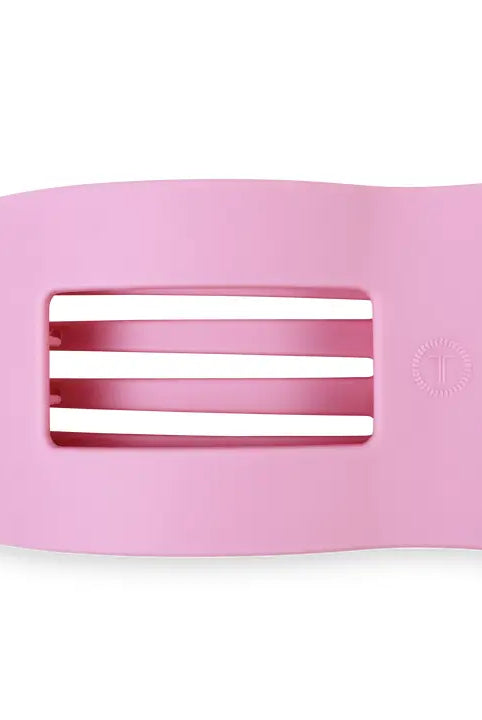 Teleties Flat Rectangle Clip - Merry Pinkmas-Hair Clips-Dear Me Southern Boutique, located in DeRidder, Louisiana