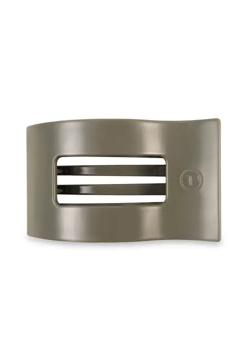 Teleties Flat Rectangle Clip - Sage It Ain't So-Hair Clips-Dear Me Southern Boutique, located in DeRidder, Louisiana