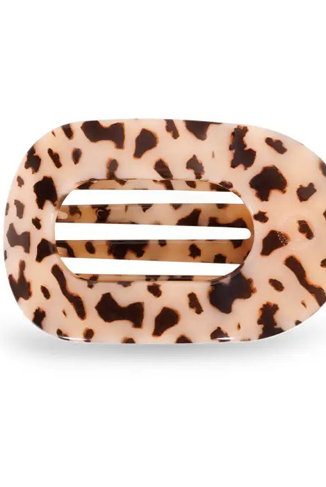 Teleties Flat Round Clip - Blonde Tortoise-Hair Clips-Dear Me Southern Boutique, located in DeRidder, Louisiana