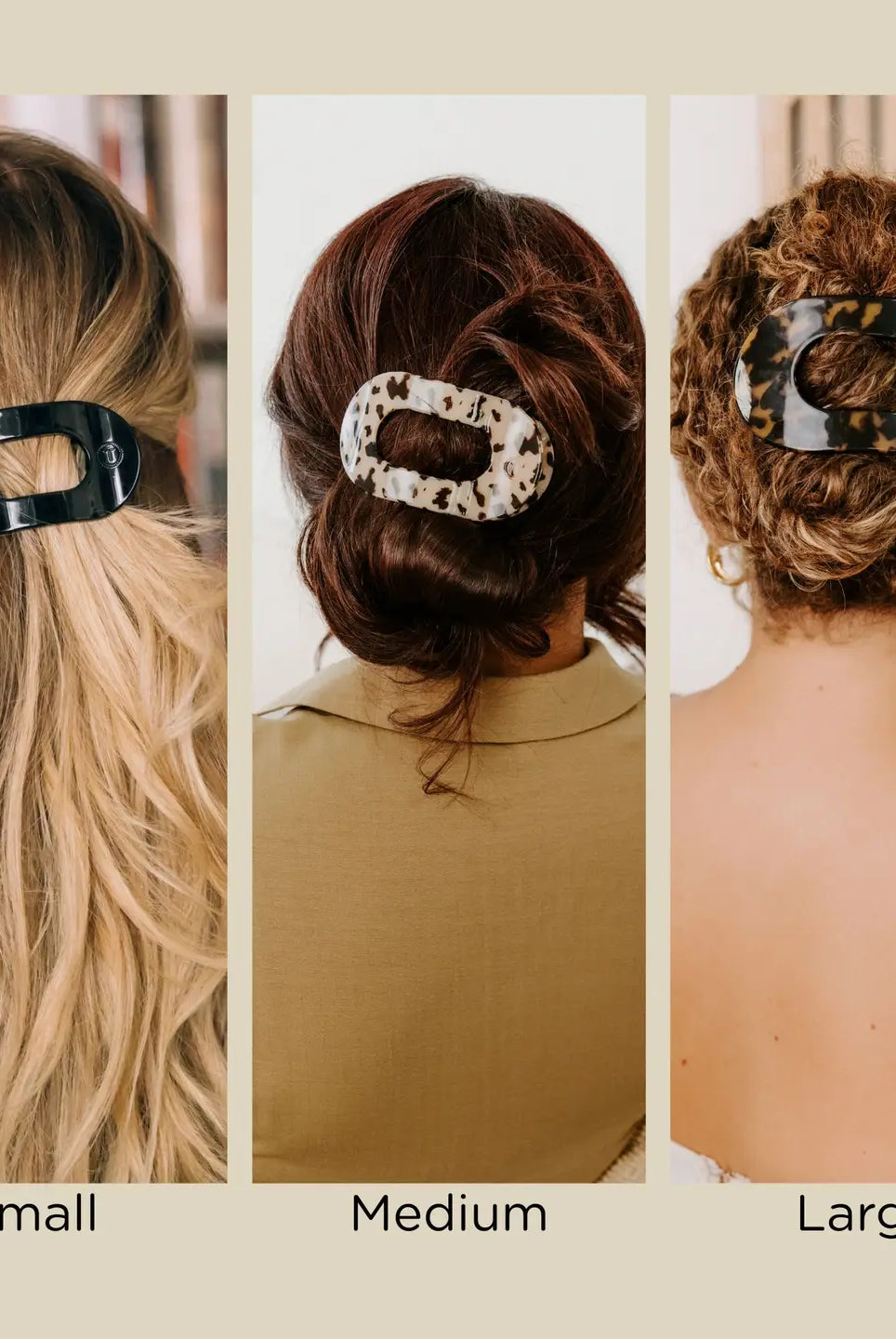 Teleties Flat Round Clip - Chocolate Quilted-Hair Clips-Dear Me Southern Boutique, located in DeRidder, Louisiana