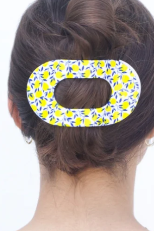 Teleties Flat Round Clip- Limoncello-Hair Clips-Dear Me Southern Boutique, located in DeRidder, Louisiana