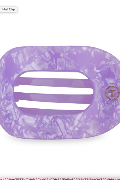 Teleties Flat Round Hair Clip - Lavender Mist-Hair Clips-Dear Me Southern Boutique, located in DeRidder, Louisiana