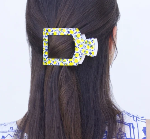 Teleties Flat Square Clip- Limoncello-Hair Clips-Dear Me Southern Boutique, located in DeRidder, Louisiana