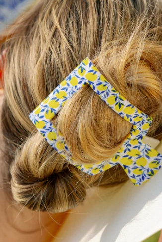 Teleties Flat Square Clip- Limoncello-Hair Clips-Dear Me Southern Boutique, located in DeRidder, Louisiana