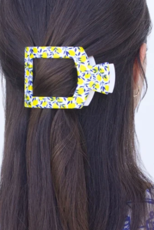 Teleties Flat Square Clip- Limoncello-Hair Clips-Dear Me Southern Boutique, located in DeRidder, Louisiana