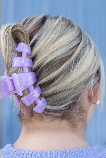 Teleties Hair Clip - Lavender Mist-Hair accessories-Dear Me Southern Boutique, located in DeRidder, Louisiana
