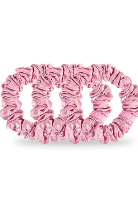 Teleties I Pink I Love You Scrunchies-Hair accessories-Dear Me Southern Boutique, located in DeRidder, Louisiana