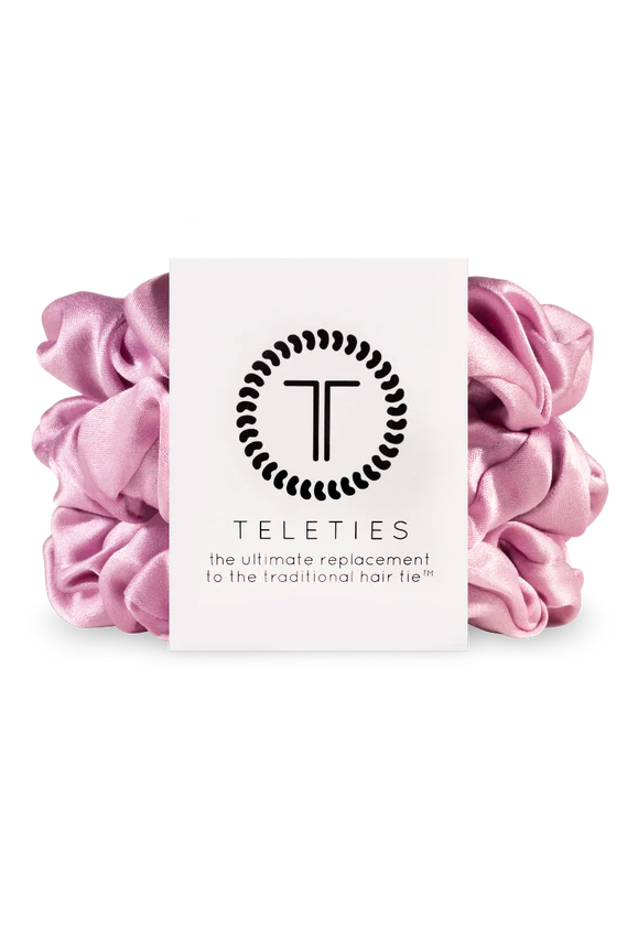 Teleties I Pink I Love You Scrunchies-Hair accessories-Dear Me Southern Boutique, located in DeRidder, Louisiana