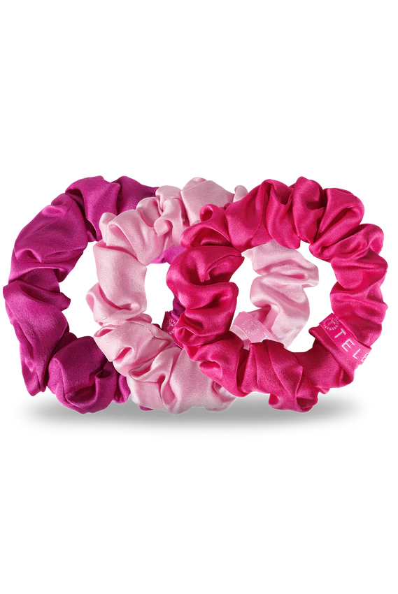 Teleties Rose All Day Scrunchies- Small-Scrunchies-Dear Me Southern Boutique, located in DeRidder, Louisiana