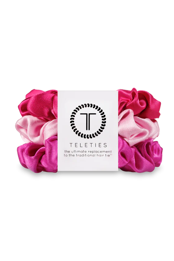 Teleties Rose All Day Scrunchies- Small-Scrunchies-Dear Me Southern Boutique, located in DeRidder, Louisiana