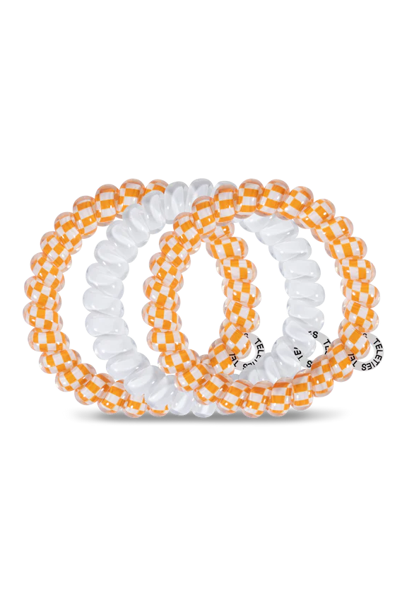 Tennessee Vols Teleties-Large Hair Ties-Dear Me Southern Boutique, located in DeRidder, Louisiana