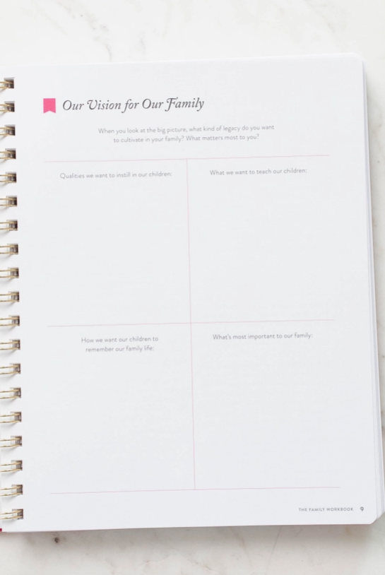 The Family Workbook-Planners-Dear Me Southern Boutique, located in DeRidder, Louisiana