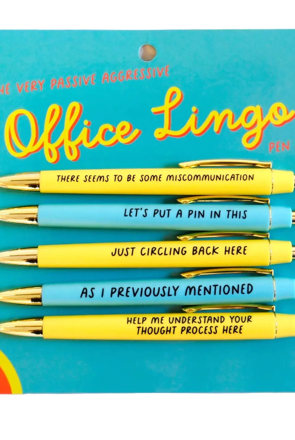 The Very Passive Aggressive Office Lingo Pen Set-Pens-Dear Me Southern Boutique, located in DeRidder, Louisiana