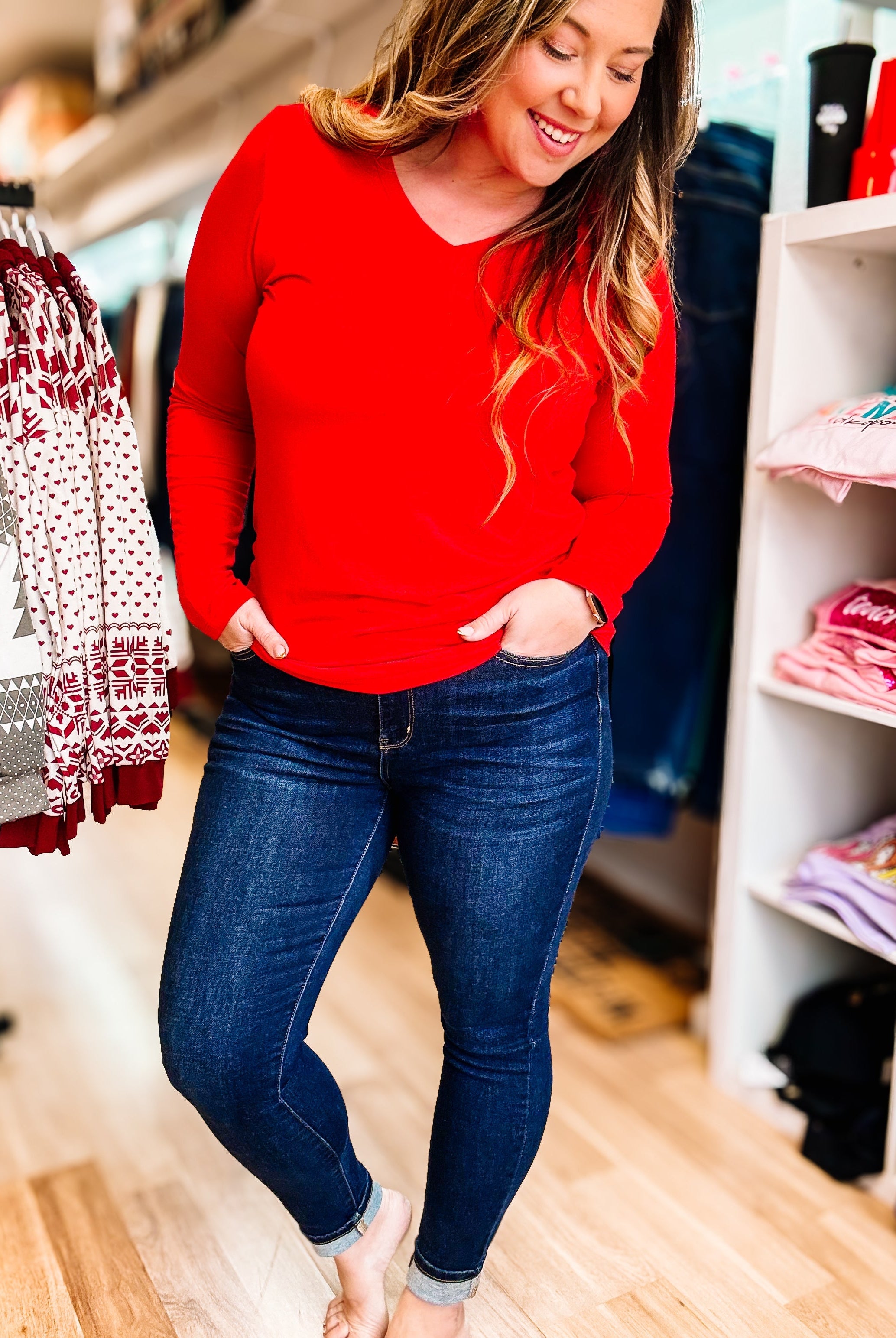 Thirst Trap Skinny Fit Judy Blue Jeans-Jeans-Dear Me Southern Boutique, located in DeRidder, Louisiana