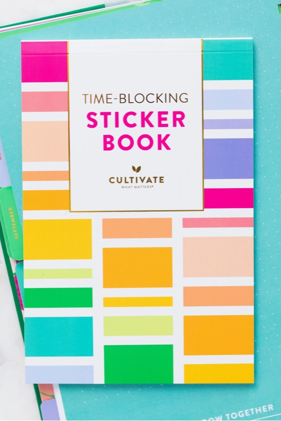Time-Blocking Sticker Book-Planners-Dear Me Southern Boutique, located in DeRidder, Louisiana