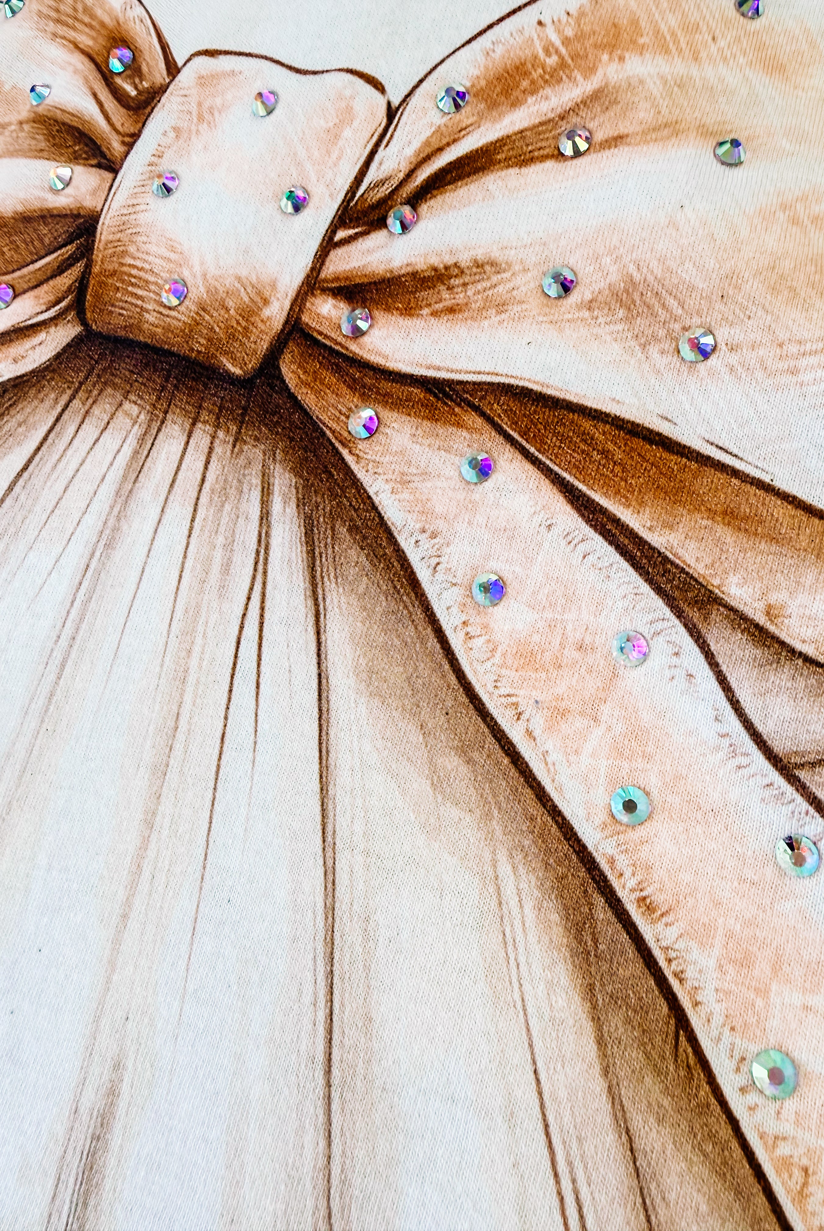 Timeless Tide Bow Bougie Rhinestone Tee-Dear Me Southern Boutique, located in DeRidder, Louisiana