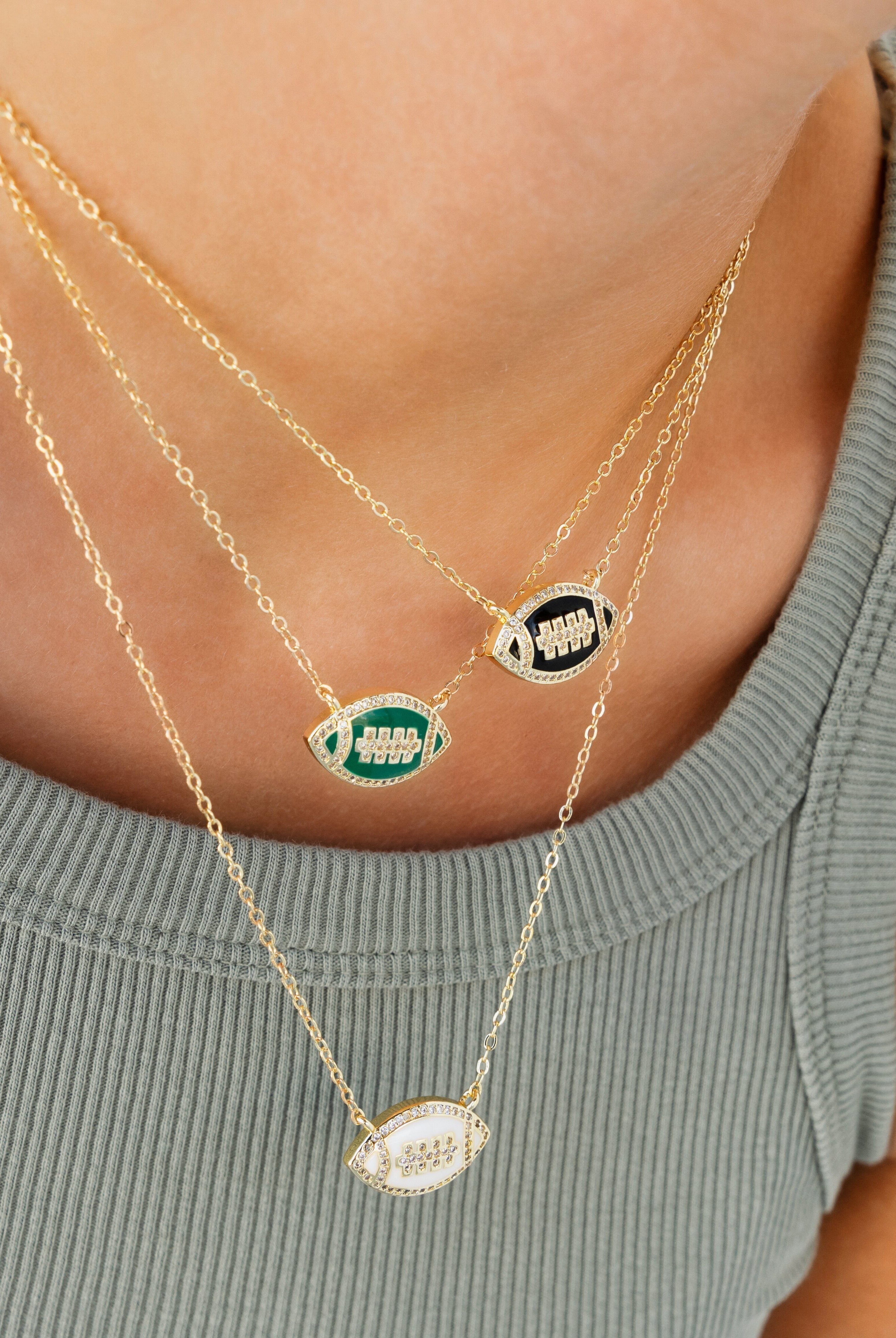 Touchdown Necklace-Dear Me Southern Boutique, located in DeRidder, Louisiana