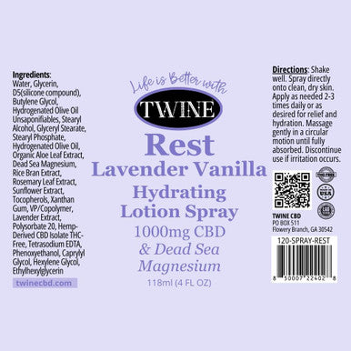 Vanilla Hydrating Lotion Spray-Dear Me Southern Boutique, located in DeRidder, Louisiana