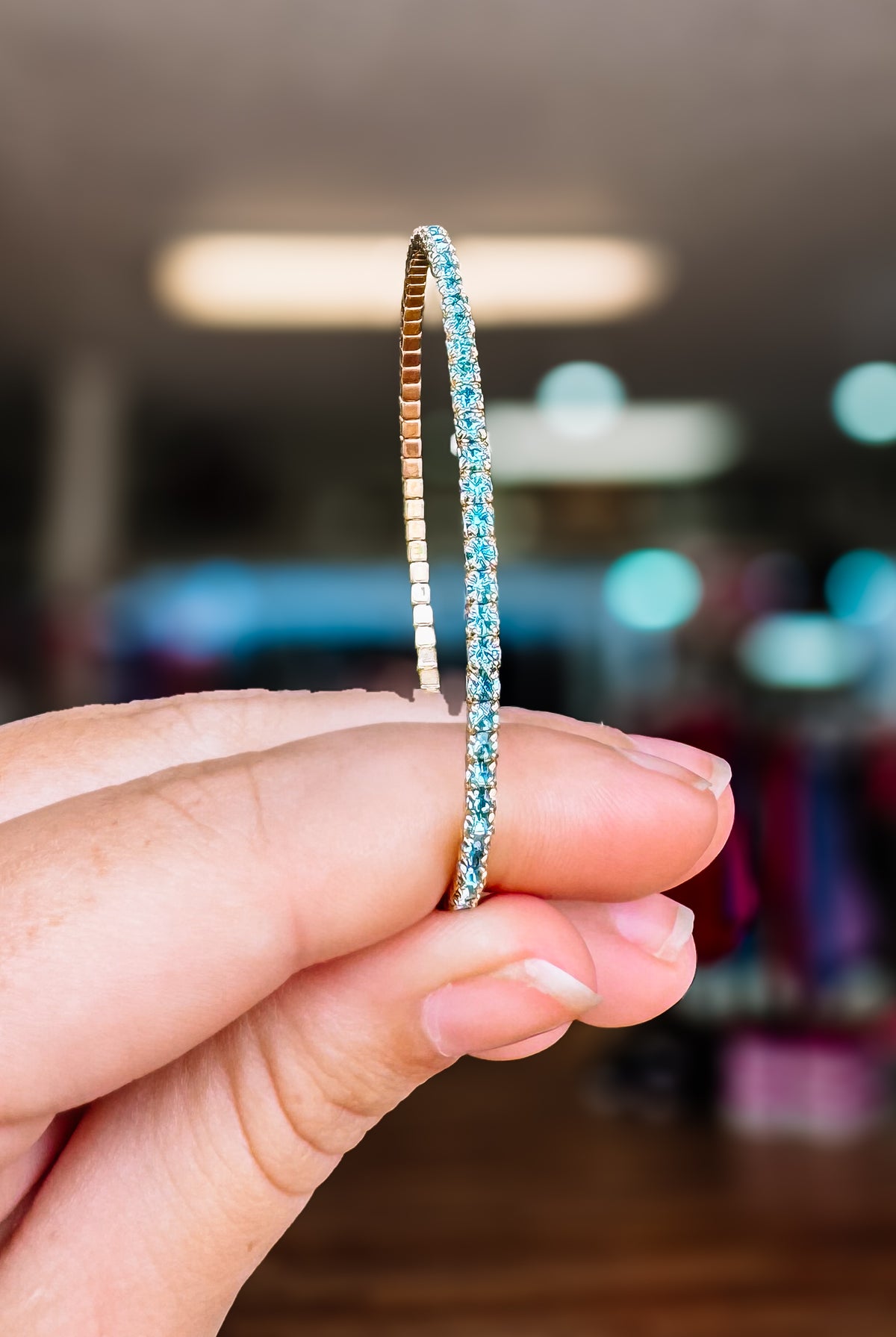 Venice Crystal Bangle - Gold Metal-Presales-Dear Me Southern Boutique, located in DeRidder, Louisiana