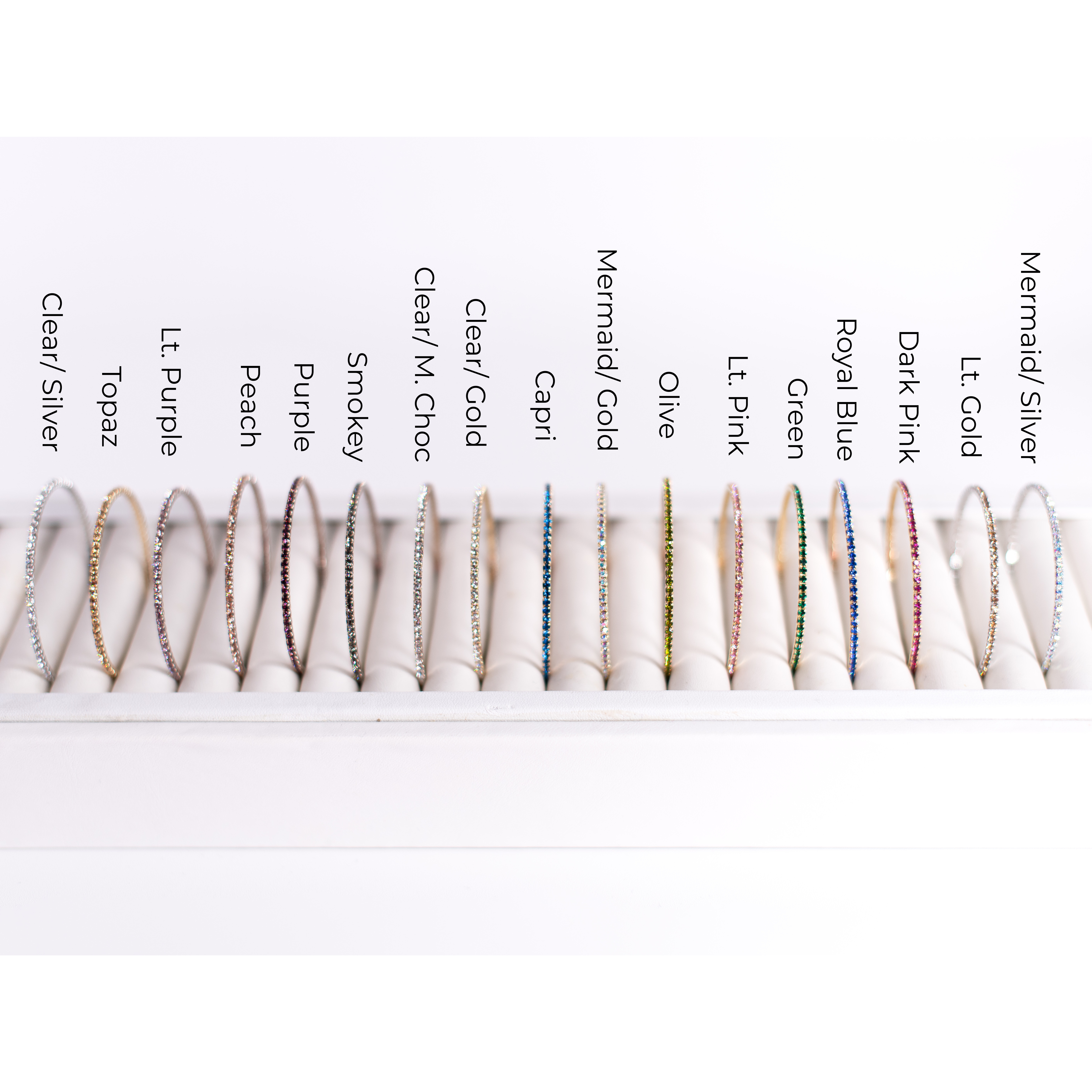 Venice Crystal Bangle - Silver Metal-Bracelets-Dear Me Southern Boutique, located in DeRidder, Louisiana