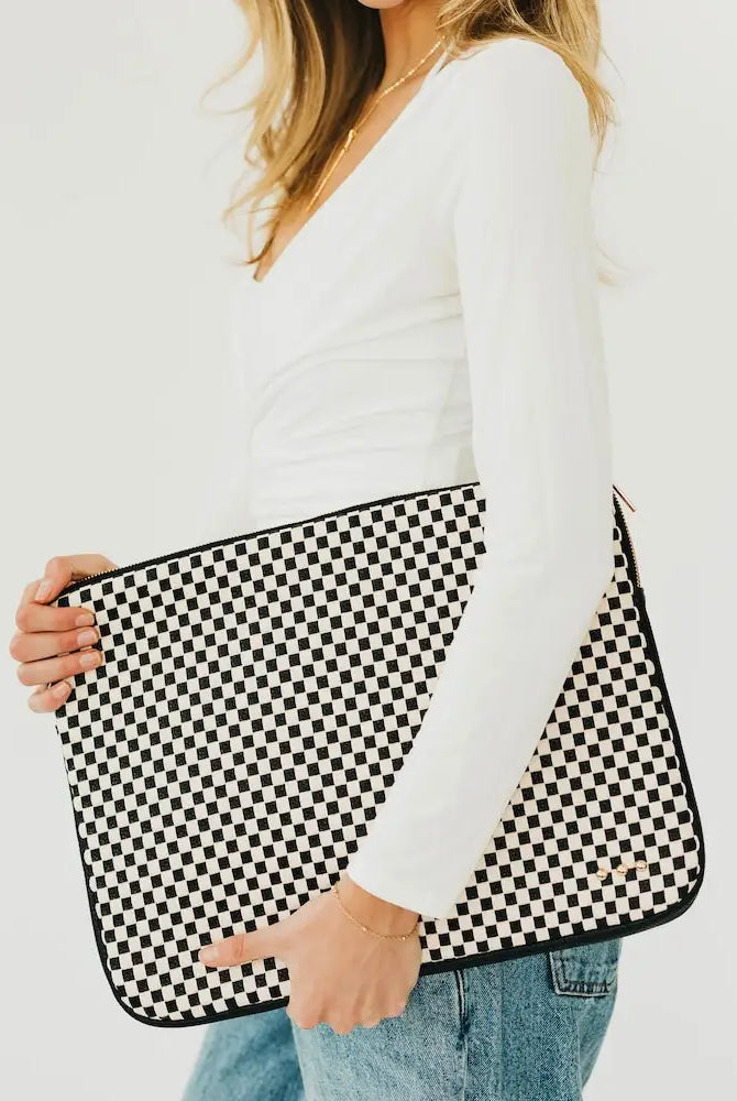 Walker Woven Laptop Sleeve-Clutch Bags-Dear Me Southern Boutique, located in DeRidder, Louisiana