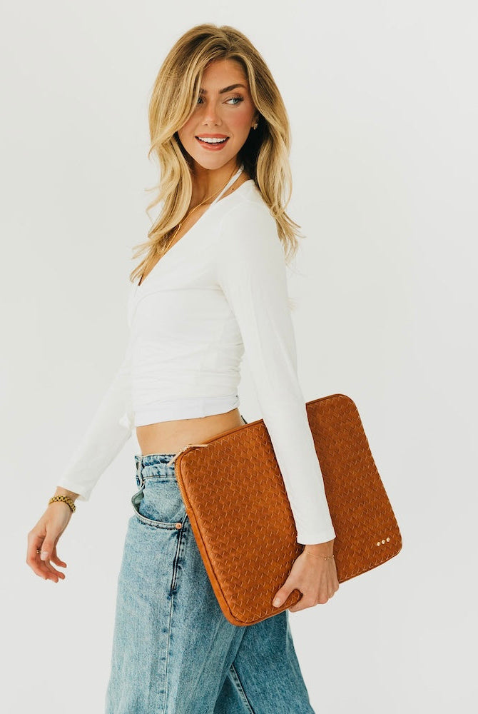 Walker Woven Laptop Sleeve-Presales-Dear Me Southern Boutique, located in DeRidder, Louisiana