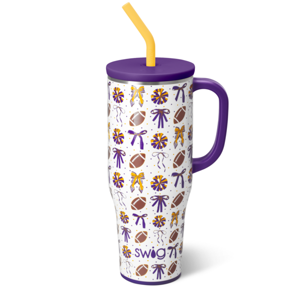 We've Got Spirit Purple + Yellow Swig Mega Mug 40oz-Mega Mugs-Dear Me Southern Boutique, located in DeRidder, Louisiana