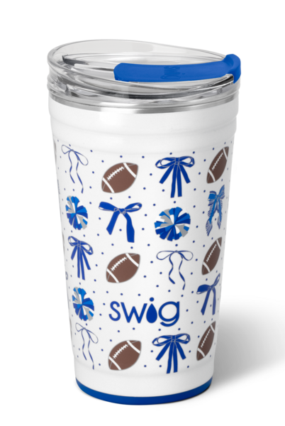 We've Got Spirit Royal Swig Party Cup 24oz-Tumblers-Dear Me Southern Boutique, located in DeRidder, Louisiana