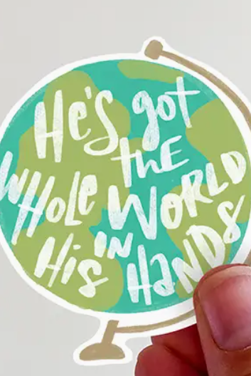 Whole World Vinyl Sticker-Other Accessories-Dear Me Southern Boutique, located in DeRidder, Louisiana