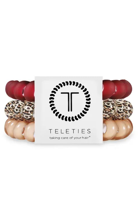 Wild Side-Large Teleties-Mixed Hair Ties-Dear Me Southern Boutique, located in DeRidder, Louisiana