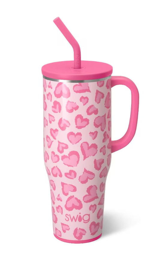 Wild at Heart Swig Mega Mug 40oz-Travel Mugs-Dear Me Southern Boutique, located in DeRidder, Louisiana