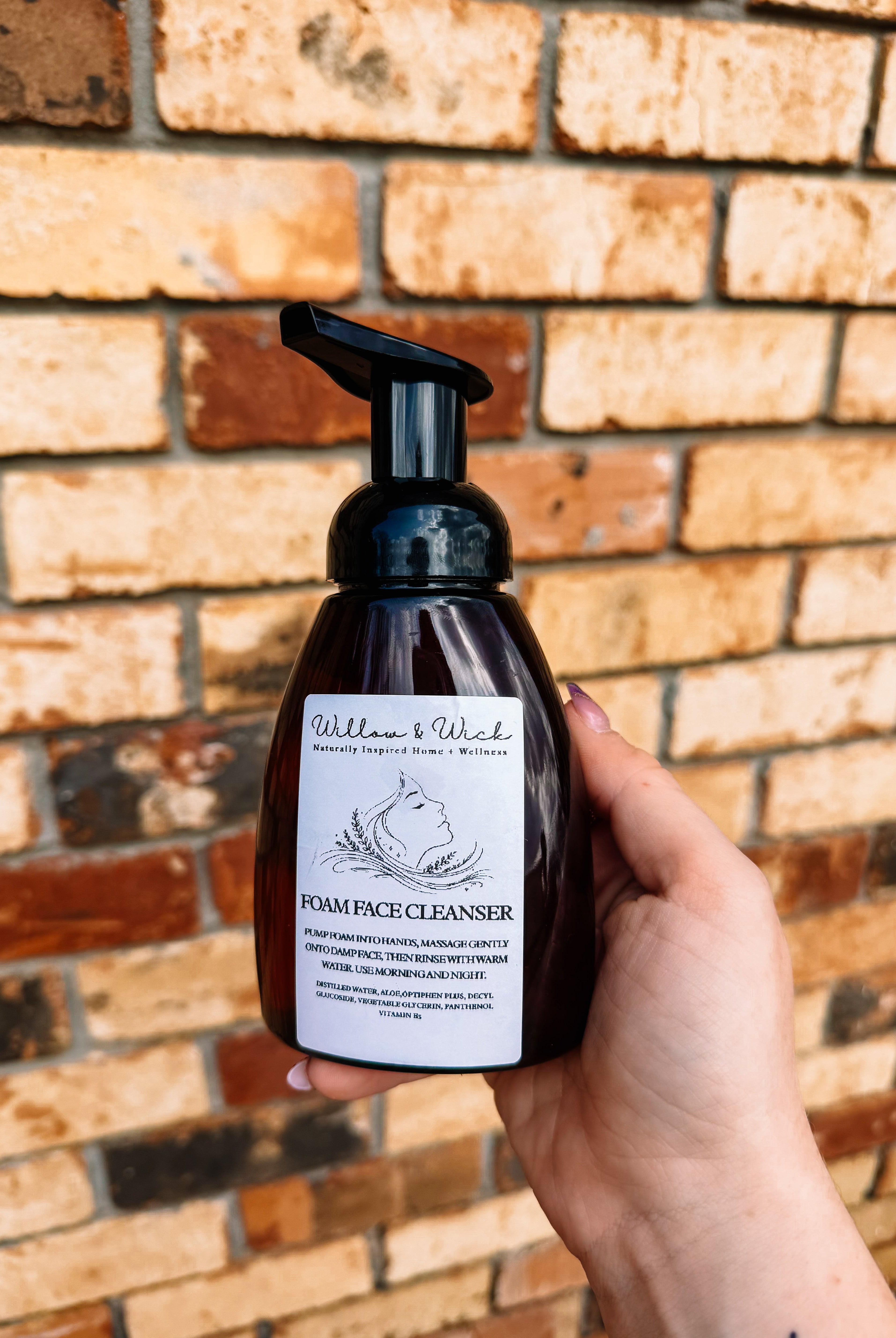 Willow & Wick Foam Face Cleanser-Household-Dear Me Southern Boutique, located in DeRidder, Louisiana